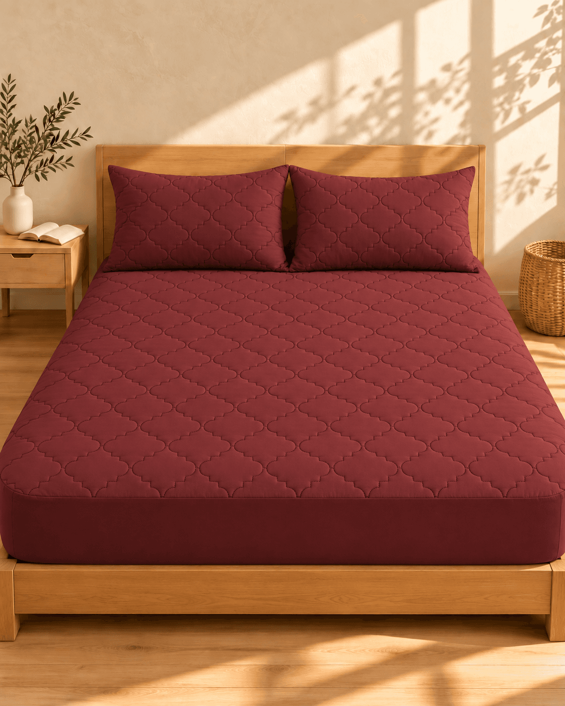 Waterproof Fitted Bedsheet Set